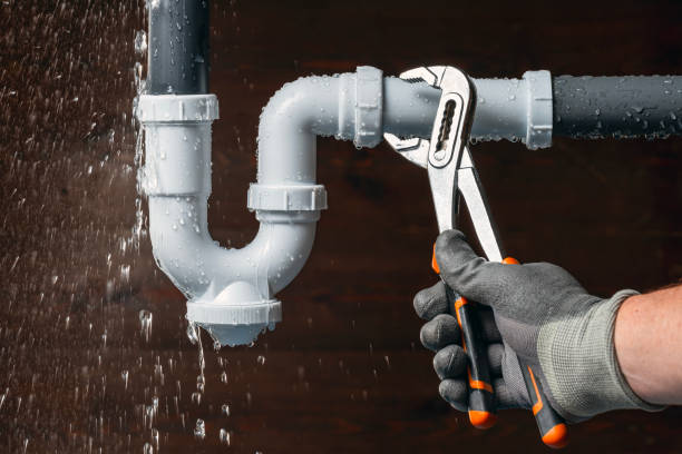 Professional Plumbing technician working in Twelve Mile, IN